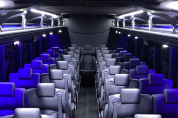 New Britain Charter Bus Interior