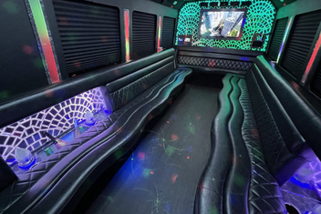 New Britain Limo Bus Interior