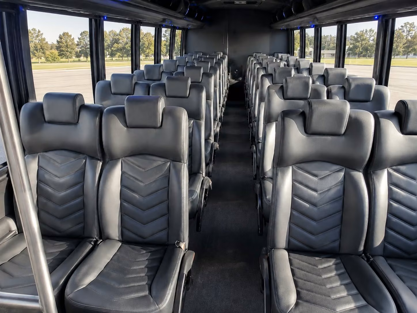 15 passenger minibus inside