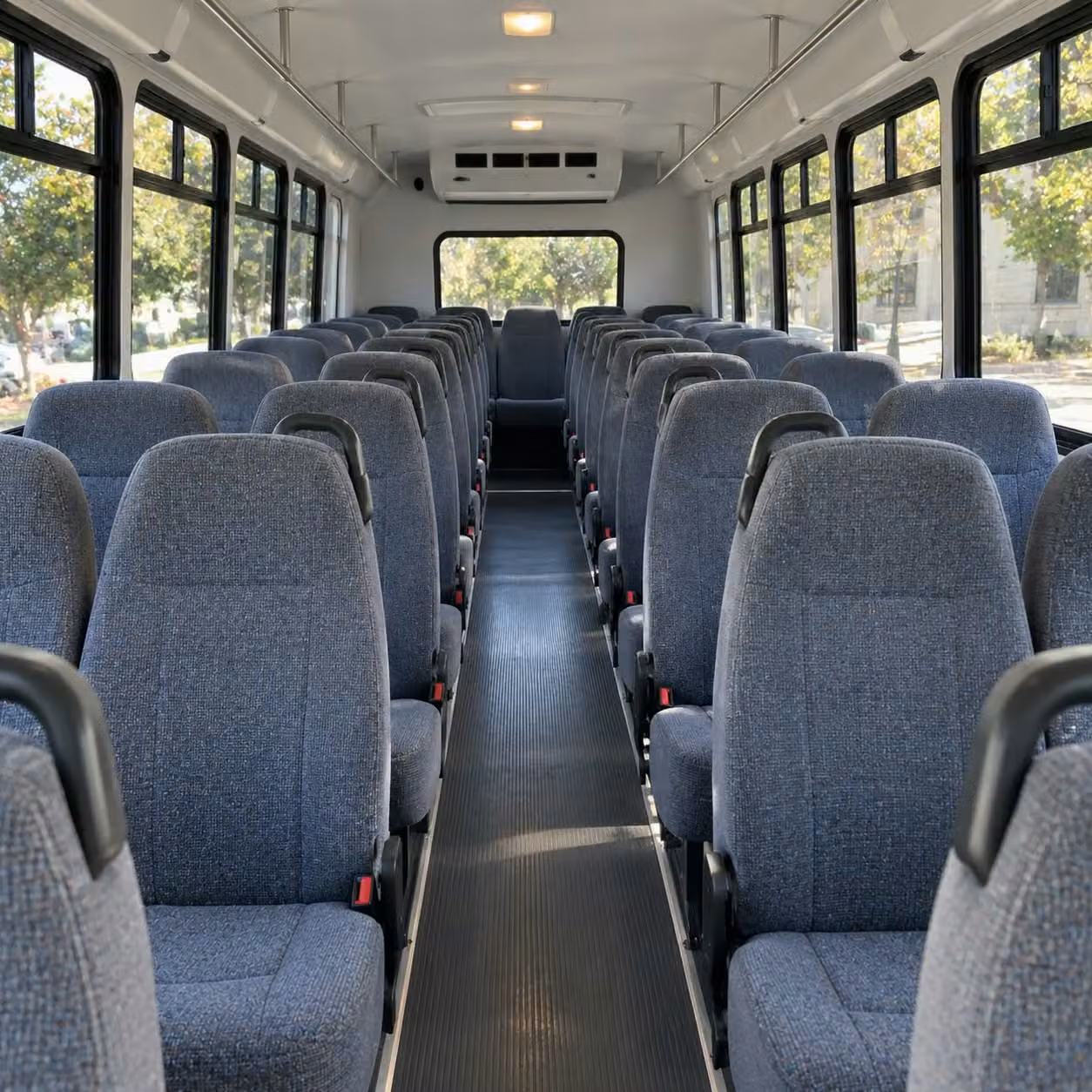 25 passenger minibus inside