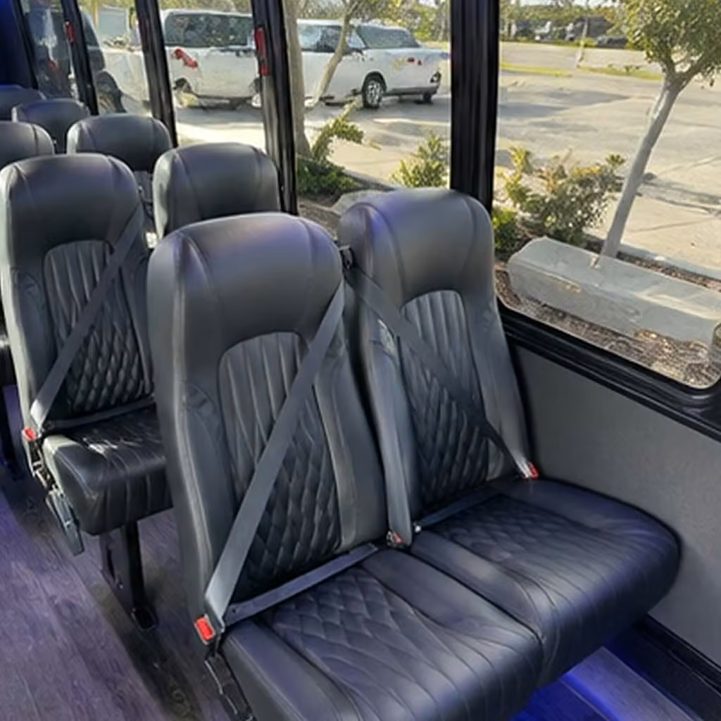 35 passenger minibus interior