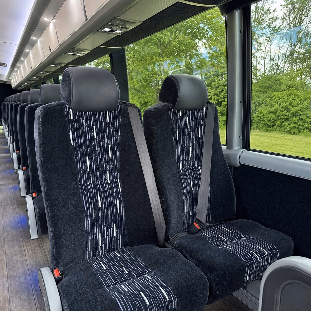 new britain charter bus interior