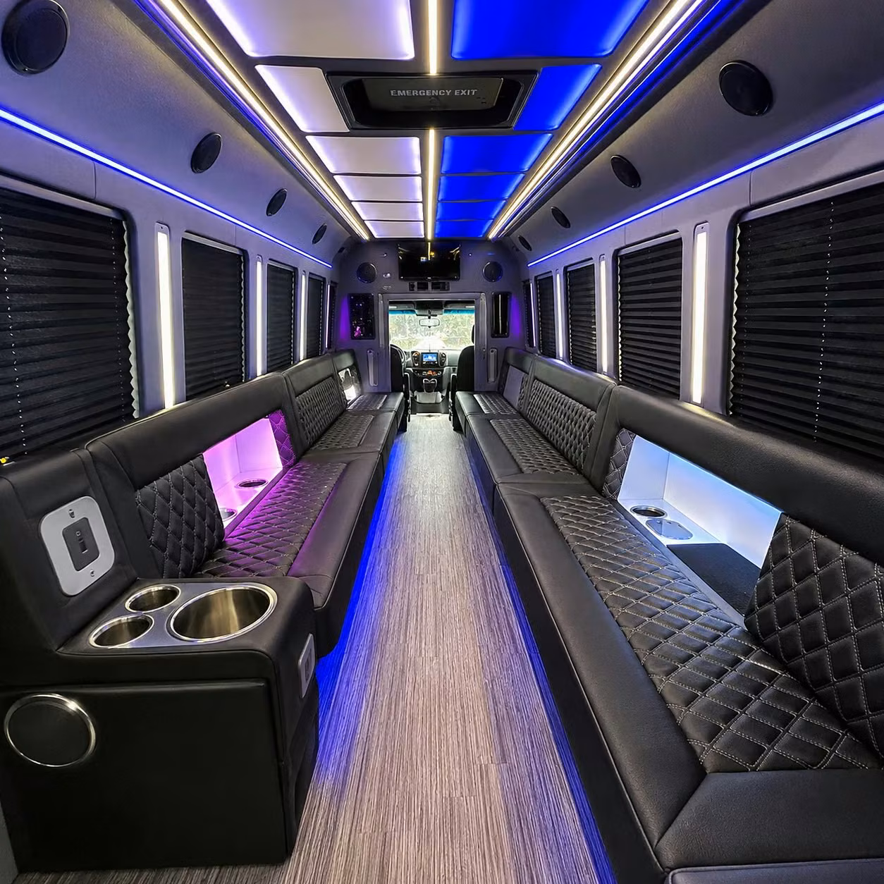 party bus interior