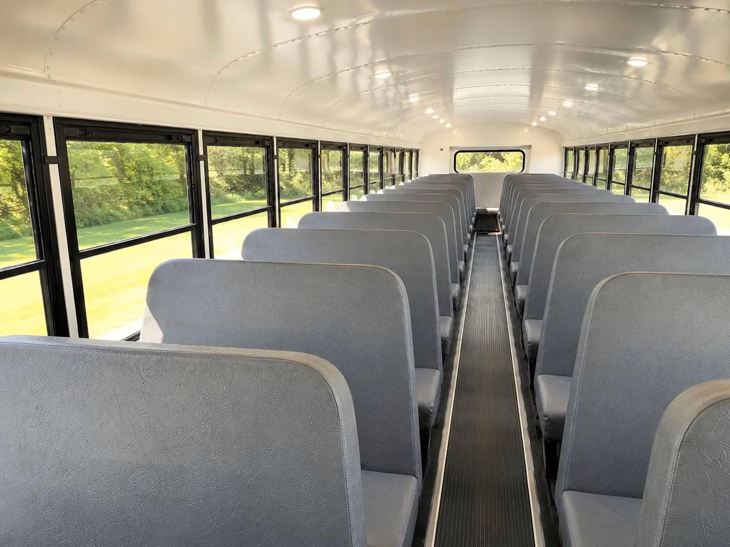 school bus interior