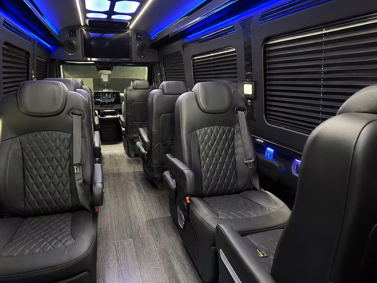 sprinter van with driver interior